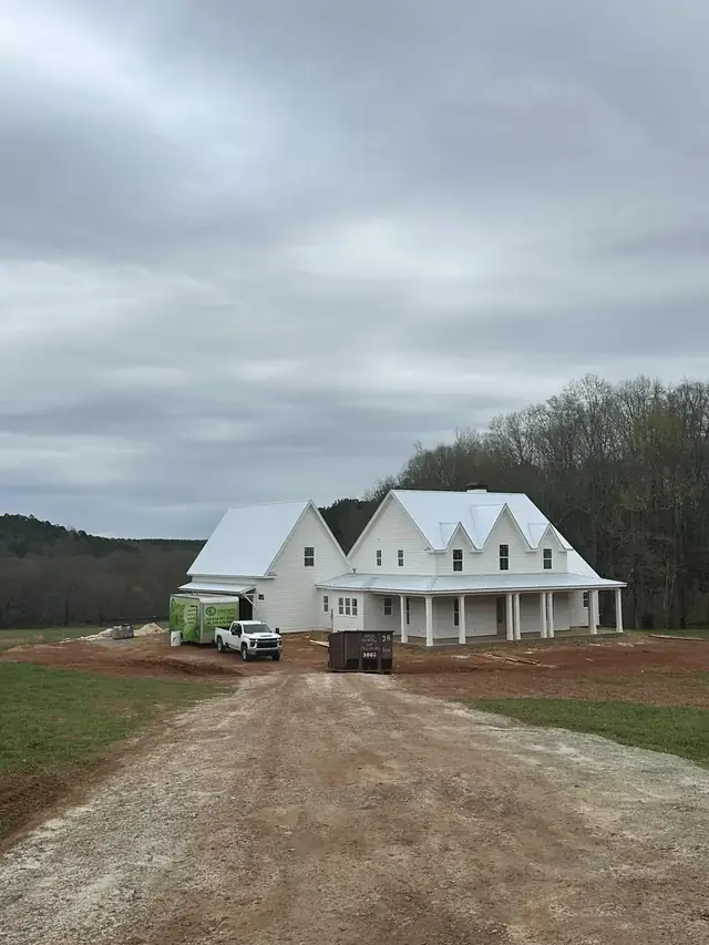 Spray foam insulation applied in residential
